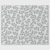 ヴィンテージフローラ装飾包装紙 ラッピングペーパー (フラット)