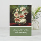 ヴィンテージフローラ記念日お祝い、ヴァン・ゴッホ 招待状 (スタンド正面)