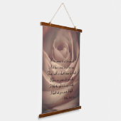 ヴィンテージフローラ詩 吊り下げ型タペストリー (傾斜あり)