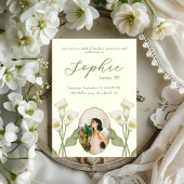 ヴィンテージフローラ誕生日招待状（写真あり） 招待状