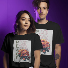 ヴィンテージフローラ調和和愛 Tシャツ