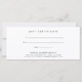 ヴィンテージフローラ贈与証 |薄紫 (裏面)