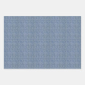 ヴィンテージフローラ赤緑青モリスパターンLea ラッピングペーパーシート (正面3)