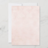 ヴィンテージフローラ赤面ビーチ結婚式招待状 招待状 (裏面)