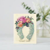 ヴィンテージフローラ蹄鉄 – はがき (スタンド正面)