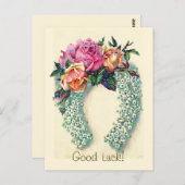 ヴィンテージフローラ蹄鉄 – はがき (正面/裏面)