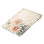 ヴィンテージフローラ週刊プランナー文房具 ノートパッド (アングル)