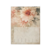 ヴィンテージフローラ週間プランナー文房具 ノートパッド (回転)