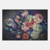 ヴィンテージフローラ重い重量の分離プリント ラッピングペーパーシート (正面3)