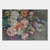 ヴィンテージフローラ重い重量の分離プリント ラッピングペーパーシート (正面)