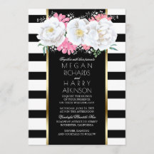 ヴィンテージフローラ金ゴールドホワイトブラック結婚ズ