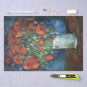 ヴィンテージフローラ静止寿命切り離し 薄葉紙 (クラフト)