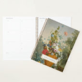 ヴィンテージフローラ静止画ノートブパーソナライズされたック プランナー手帳 (ディスプレー)