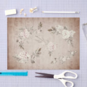 ヴィンテージフローラ音楽 薄葉紙 (クラフト)