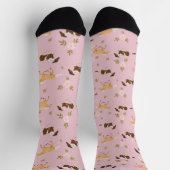 ヴィンテージフローラ馬模様 ソックス (上部)