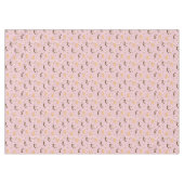 ヴィンテージフローラ馬模様 テーブルクロス (正面(横))