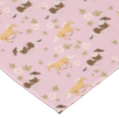 ヴィンテージフローラ馬模様 テーブルクロス (アングル)