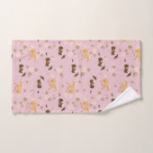 ヴィンテージフローラ馬模様 バスタオルセット (ハンドタオル)