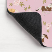 ヴィンテージフローラ馬模様 マウスパッド (コーナー)