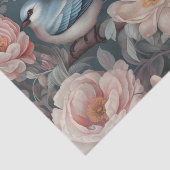 ヴィンテージフローラ鳥 薄葉紙 (詳細)