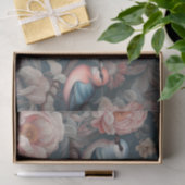 ヴィンテージフローラ鳥 薄葉紙 (ギフト)