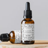 ヴィンテージフローラ1 OZスキンケアボトルラベル ラベル