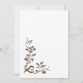 ヴィンテージフローラ30歳の誕生日パーティー 招待状 (裏面)