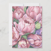 ヴィンテージフローラ45th誕生日パーティーへの招待 招待状 (裏面)