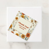 ヴィンテージフローラ70sレトロカスタムウェディングありがとう フェイバータグ (インサイチュ)