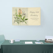 ヴィンテージフローラ80誕生日 横断幕 (トレードショー)