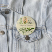 ヴィンテージフローラ80誕生日 缶バッジ (インサイチュ)