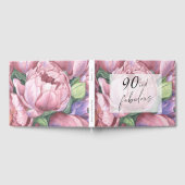 ヴィンテージフローラ90th誕生日パーティー ゲストブック (全面)