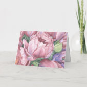 ヴィンテージフローラ90th誕生日パーティー サンキューカード (裏面)