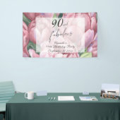 ヴィンテージフローラ90th誕生日パーティー 横断幕 (トレードショー)