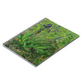 ヴィンテージフローラ，アイリスbyビンセント・ヴァン・ゴッホ ノートブック (左側)