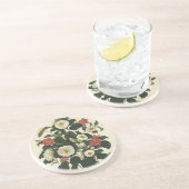 ヴィンテージフローラ、アンティークガーデンバラ花 コースター (側面)