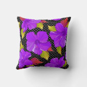 ヴィンテージフローラ クッション (裏面)