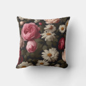 ヴィンテージフローラ クッション (裏面)