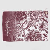 ヴィンテージフローラ ゴルフタオル (横)