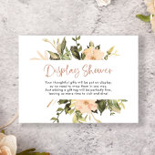 ヴィンテージフローラ |シャワーが折り畳まれていないギフトを表示 エンクロージャーカード