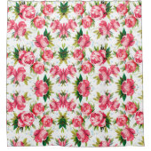 ヴィンテージフローラ シャワーカーテン (正面)