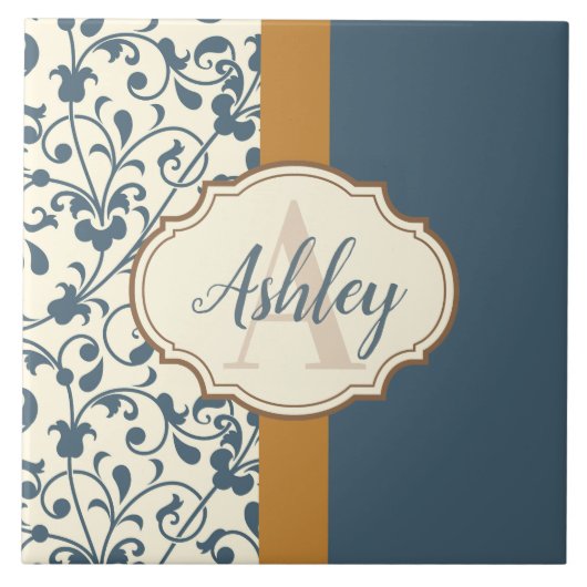 ヴィンテージフローラ タイル (正面)