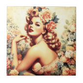 ヴィンテージフローラ タイル (正面)