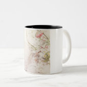 ヴィンテージフローラ ツートーンマグカップ (正面右)