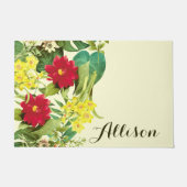 ヴィンテージフローラ ドアマット (正面)