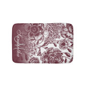 ヴィンテージフローラ バスマット (正面)