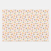 ヴィンテージフローラ&フラワーズオータム秋 ラッピングペーパーシート (正面2)