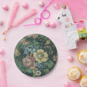 ヴィンテージフローラ ペーパープレート (パーティー)