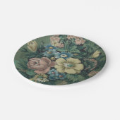 ヴィンテージフローラ ペーパープレート (アングル)