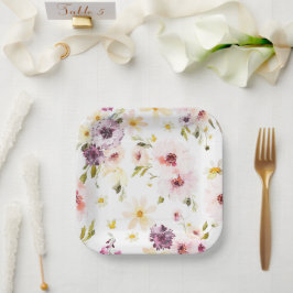 ヴィンテージフローラ ペーパープレート